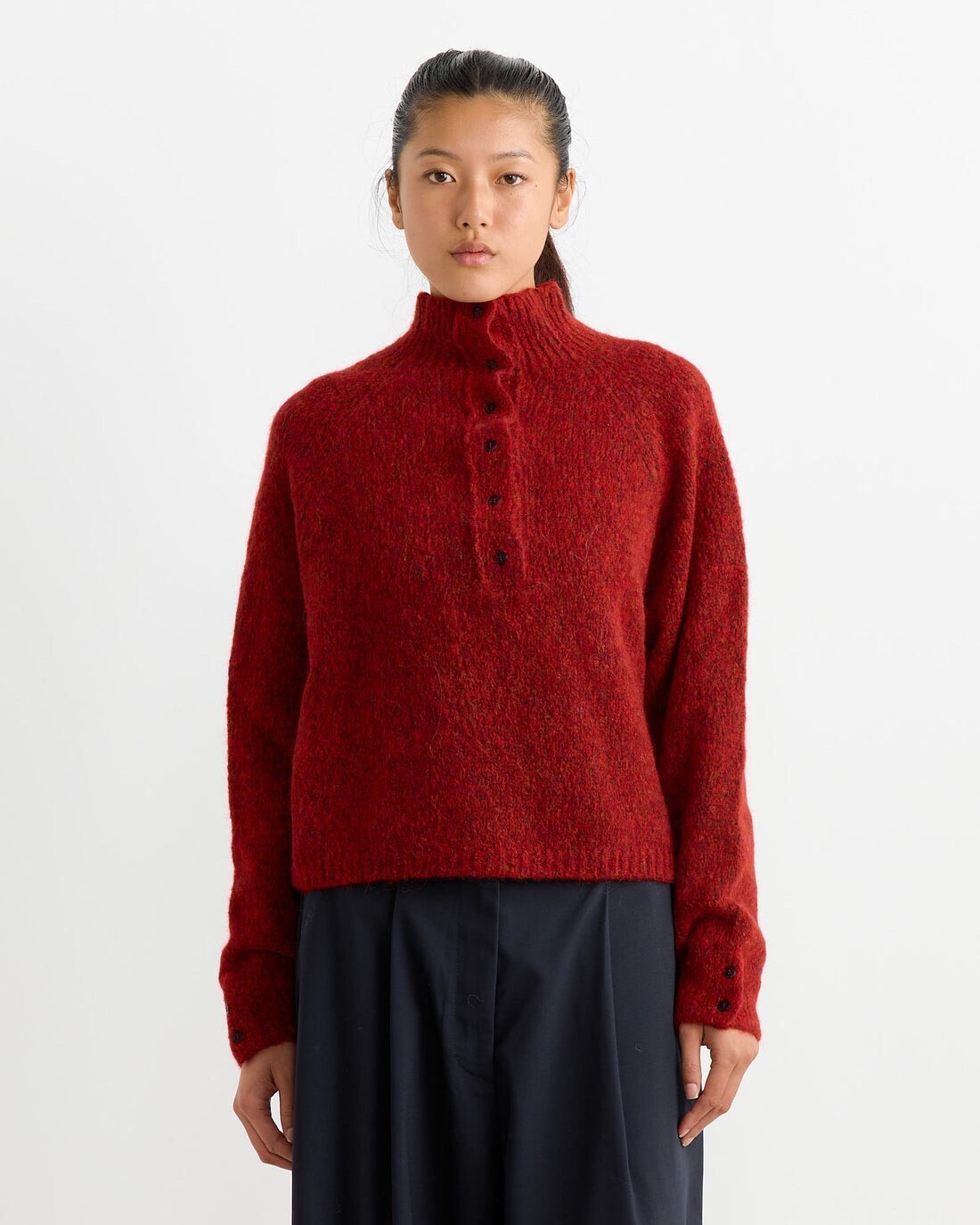 CORDERA Baby Alpaca Sweater in Dhalia