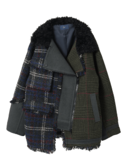 AULA AILA CHECK COMBINATION BLOUSON
