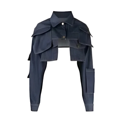 Monse Cropped Denim Jacket