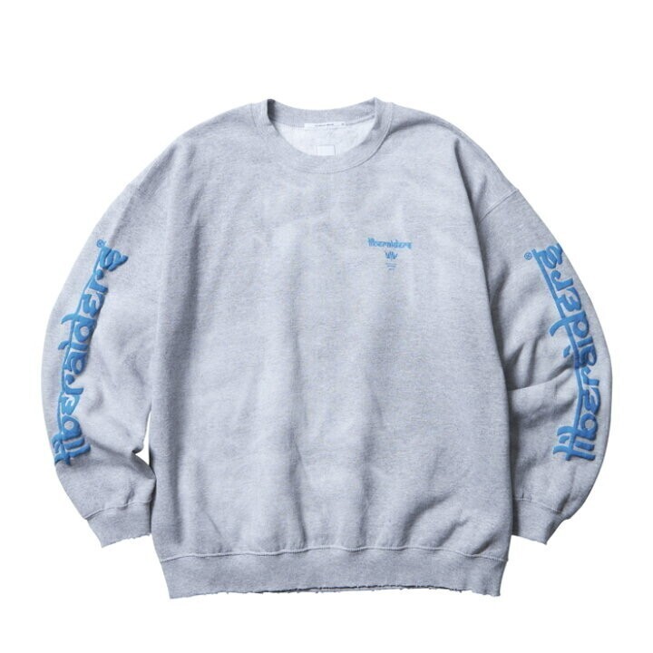 LIBERAIDERS スウェットクルーネック トレーナー / LR SLEEVE LOGO VINTAGE CREWNECK