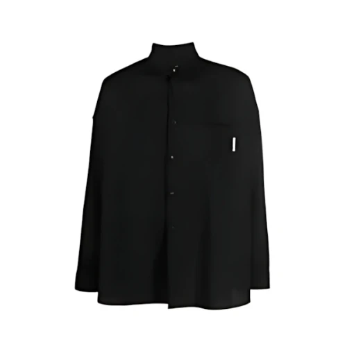 MARNI logo chest-pocket shirt