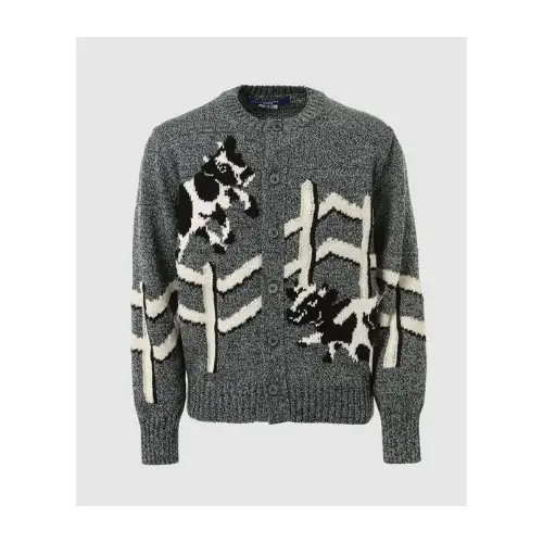 JUNYA WATANABE MAN LANDSCAPE PATTERN CARDIGAN