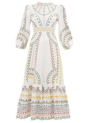 Zimmermann ペギー エンブロイダリードレス