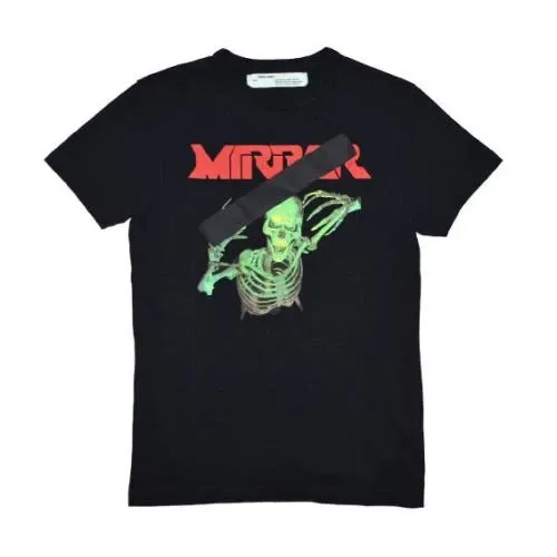 Off-White MIRROR SKULL TEE