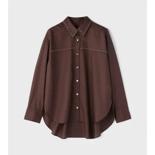 GRACE CONTINENTAL メタルホットフィットシャツ