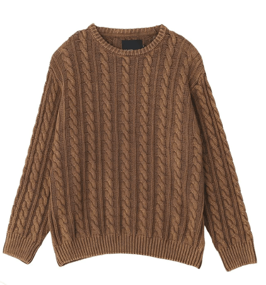 CRAFT STANDARD BOUTIQUE スノーウォッシュケーブルニット
