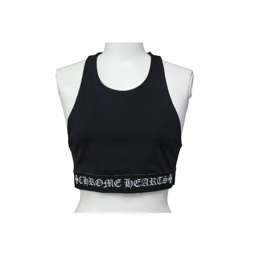 Chrome Hearts CH Logo Yoga Wear Sports Bra / Crop Top
