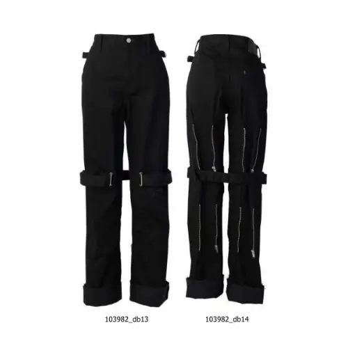HYSTERIC GLAMOUR ボンテージデニムパンツ