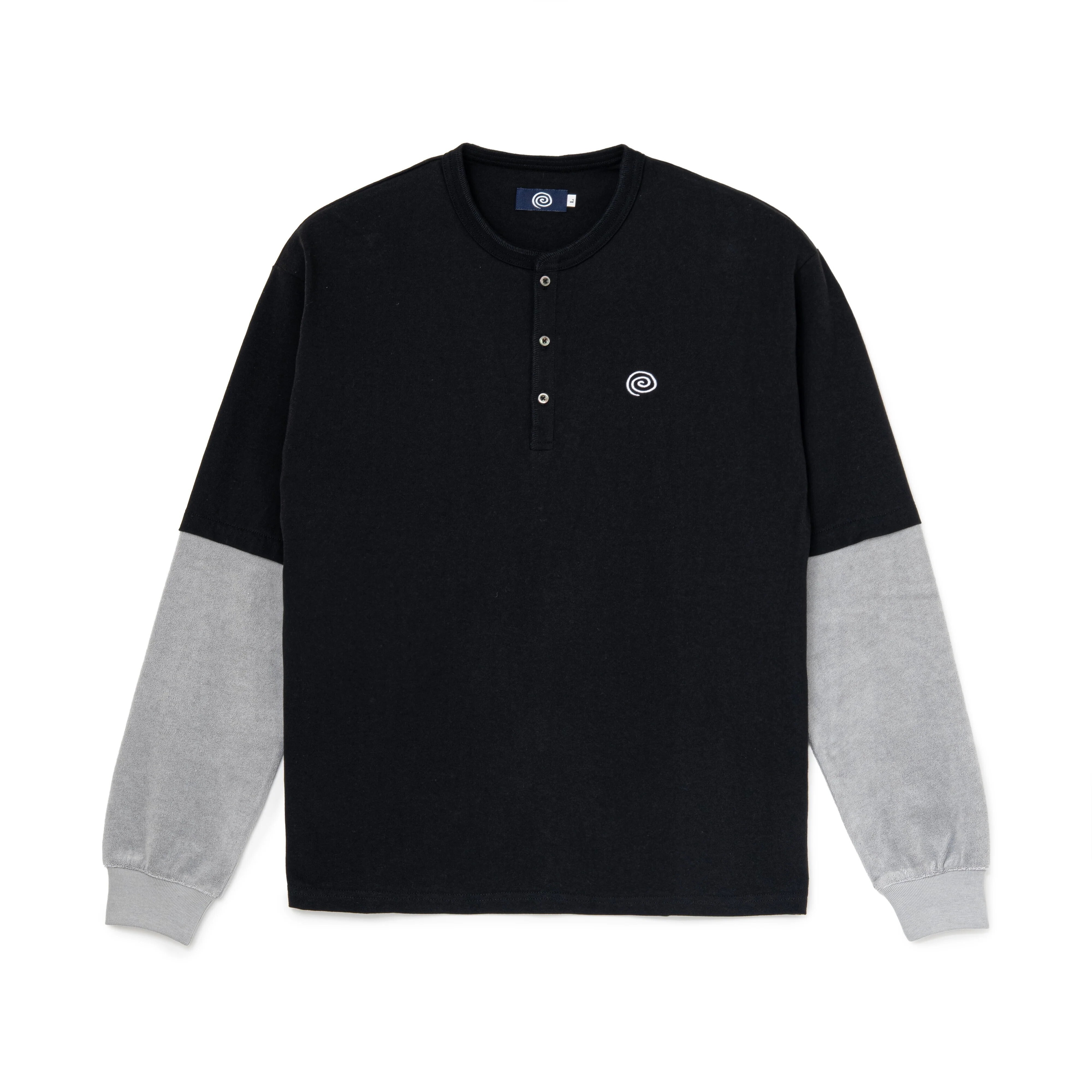 SOL soonerorlater Fake Layered Tee (BLACK)