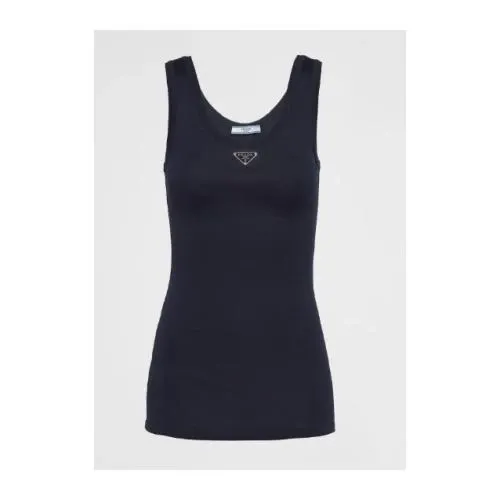 PRADA リブニット トップ