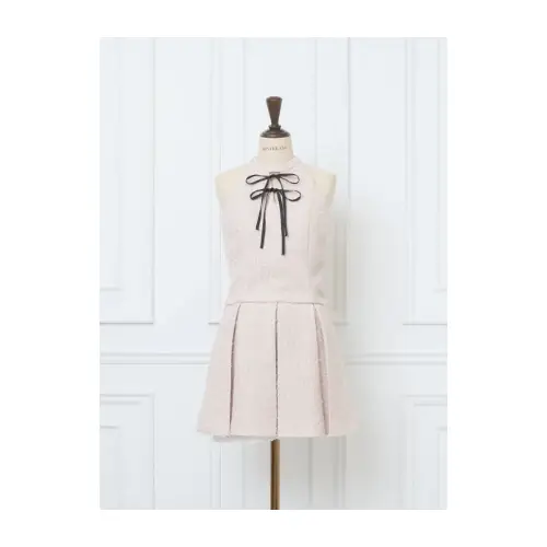 MISTREASS American Sleeve Tweed Dress