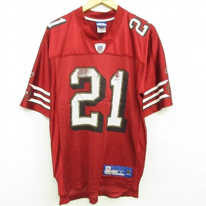 Reebok フットボールTシャツ メンズ NFL サンフランシスコフォーティーナイナーズ