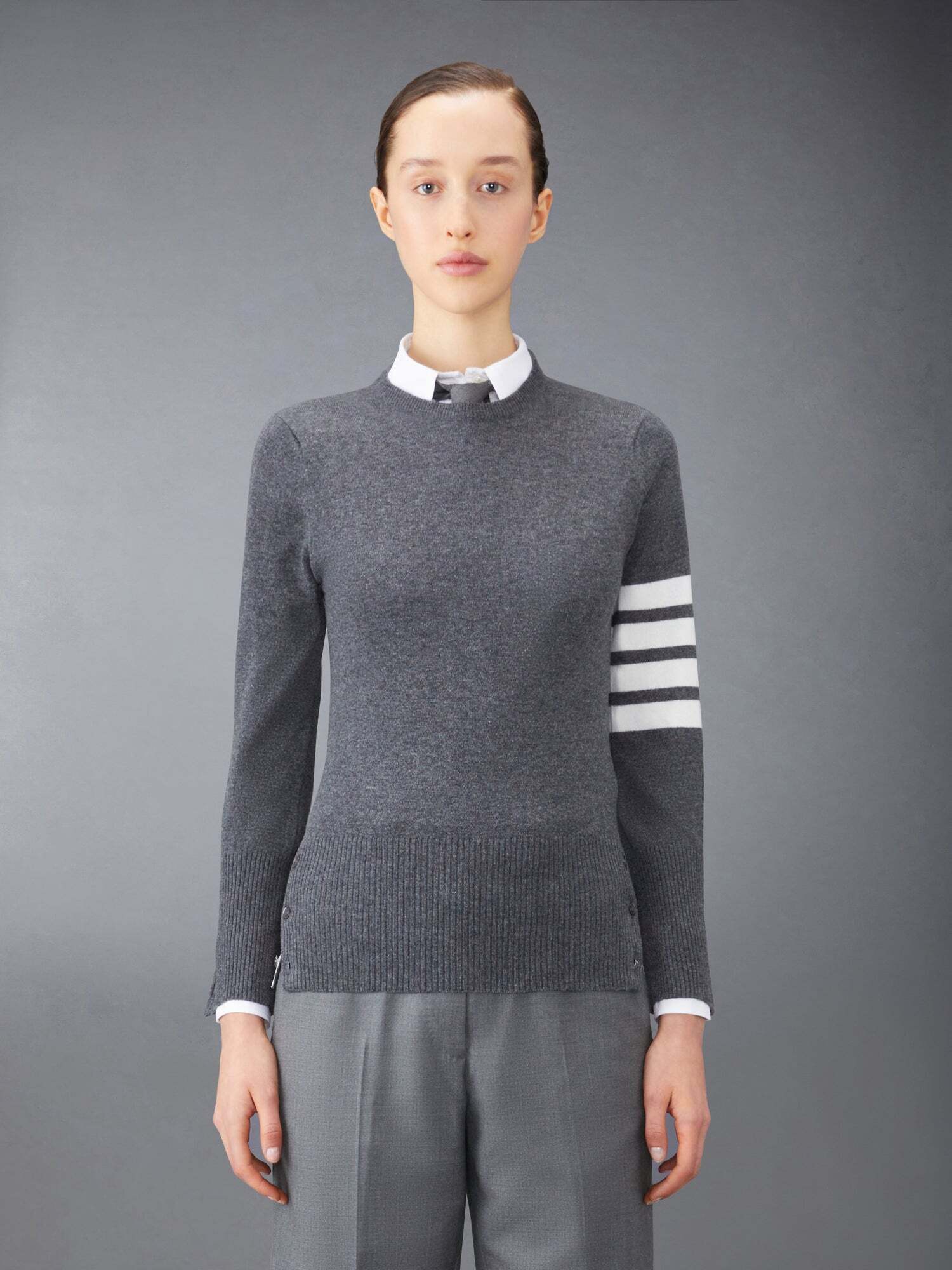 THOM BROWNE. NEW YORK クラシック カシミヤ 4BAR プルオーバー