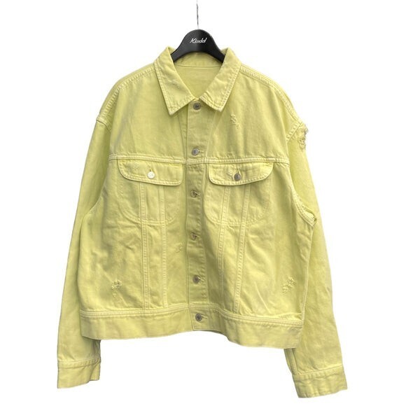 URU 24SSDenim jacketダメージデニムジャケット