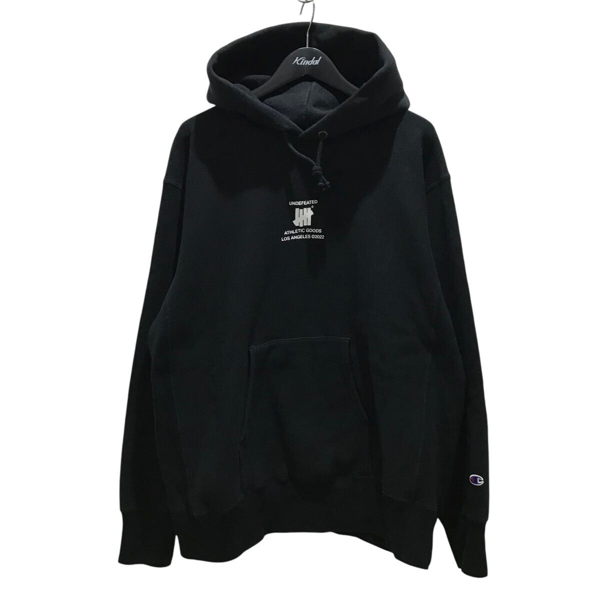Champion×UNDEFEATED ロゴフーディー