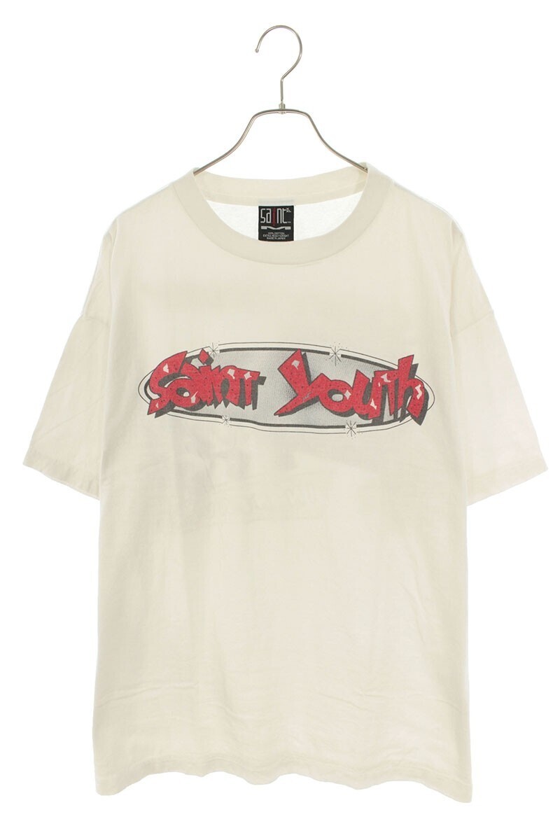 SAINT MICHAEL IN HEAVENプリントTシャツ
