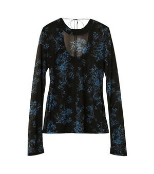 LE CIEL BLEU Flower Tattoo Bodysuit