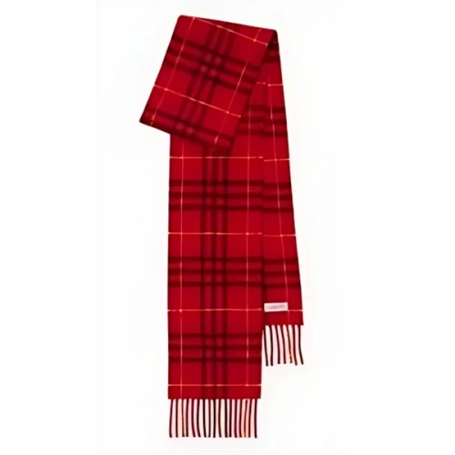 BURBERRY ナロー チェック カシミアスカーフ