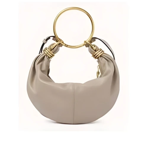 Chloé グレインレザー製Braceletスモールホーボーバッグ
