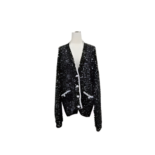 CHANEL グリッター カーディガン