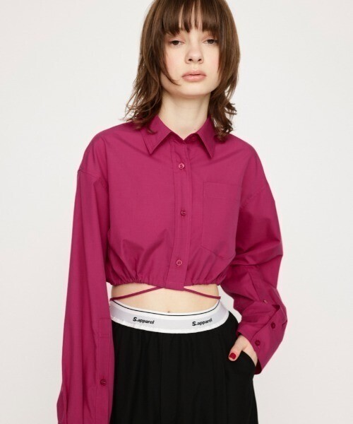 SLY RIBBON CROP SH