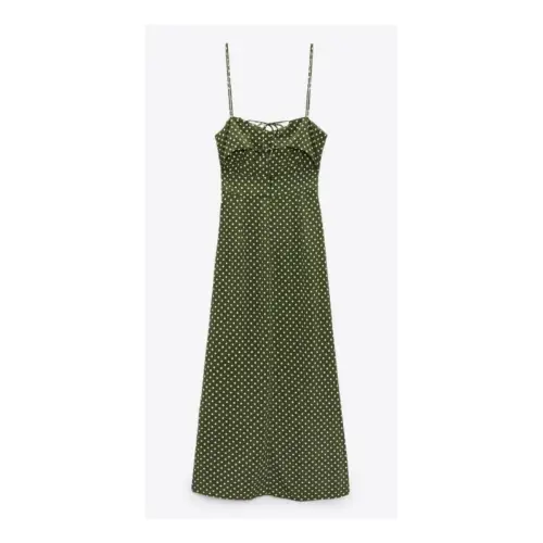 ZARA ドットワンピース