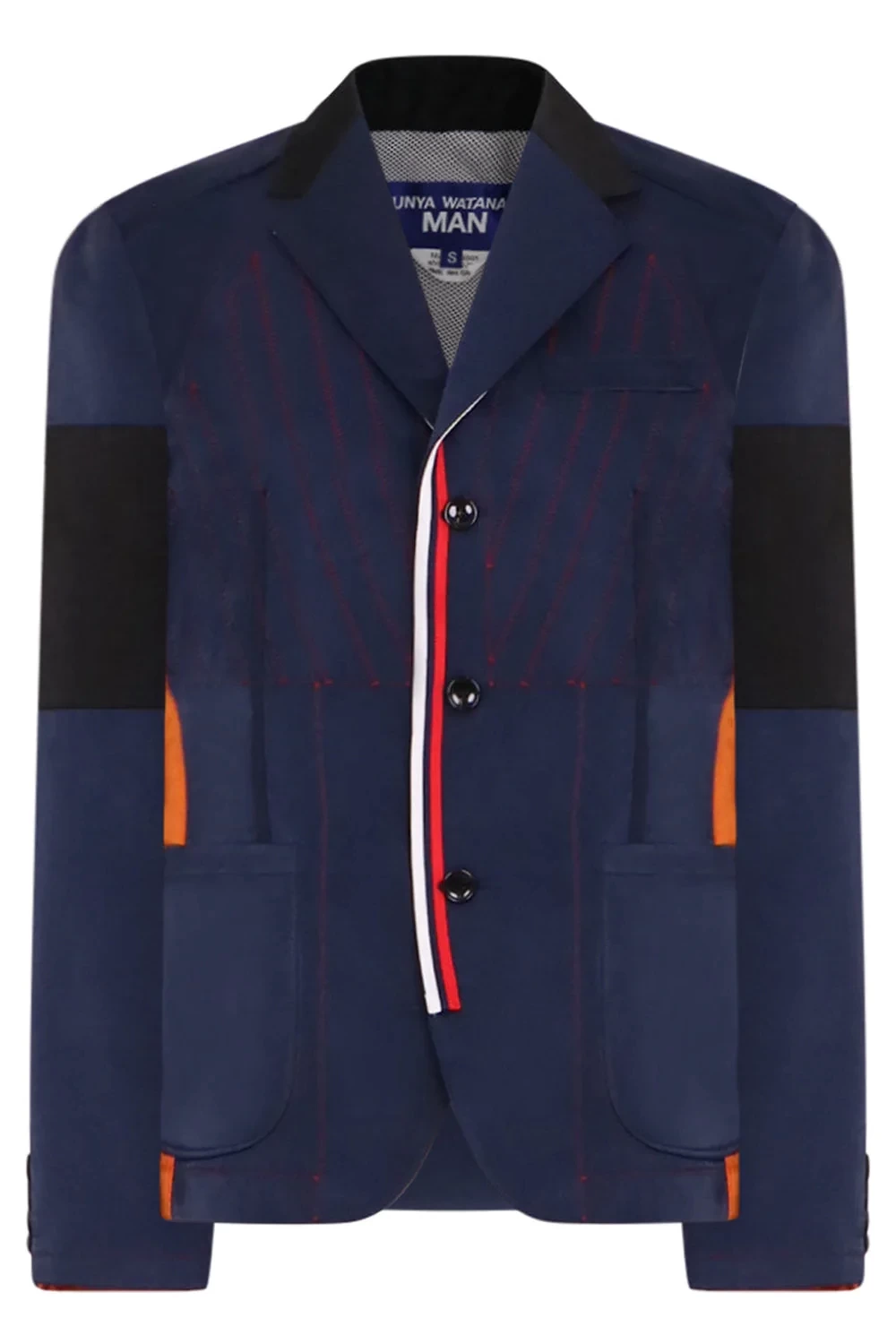 JUNYA WATANABE SPORTS BLAZER WITH MULTI FABRIC PANELS