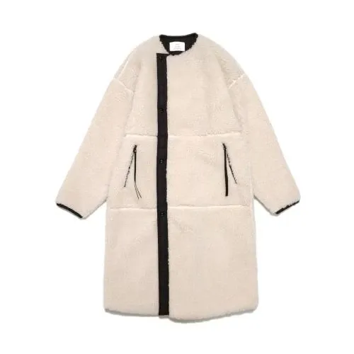 HYKE FAUX SHEARLING COAT