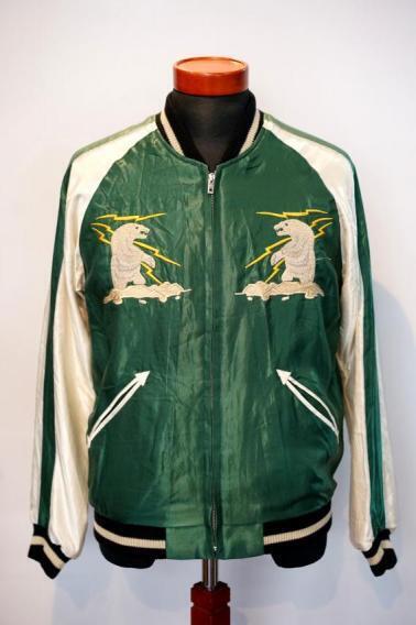 TAILOR TOYO リバーシブル・アセテートスカジャン "ALASKAN FLAG"×"ALASKAN HUSKY"