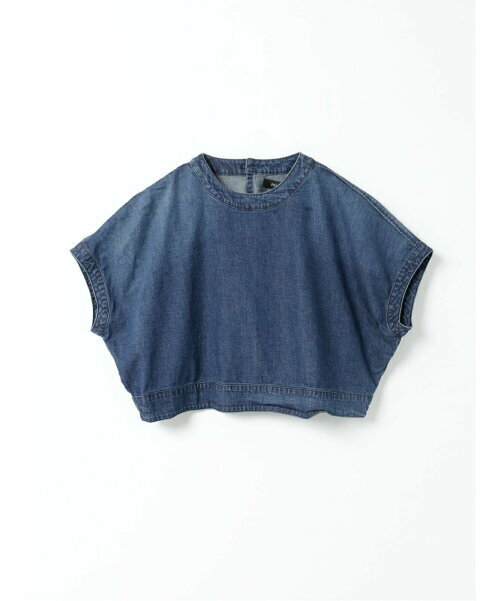 mizuiro ind クルーネックショートプルオーバー