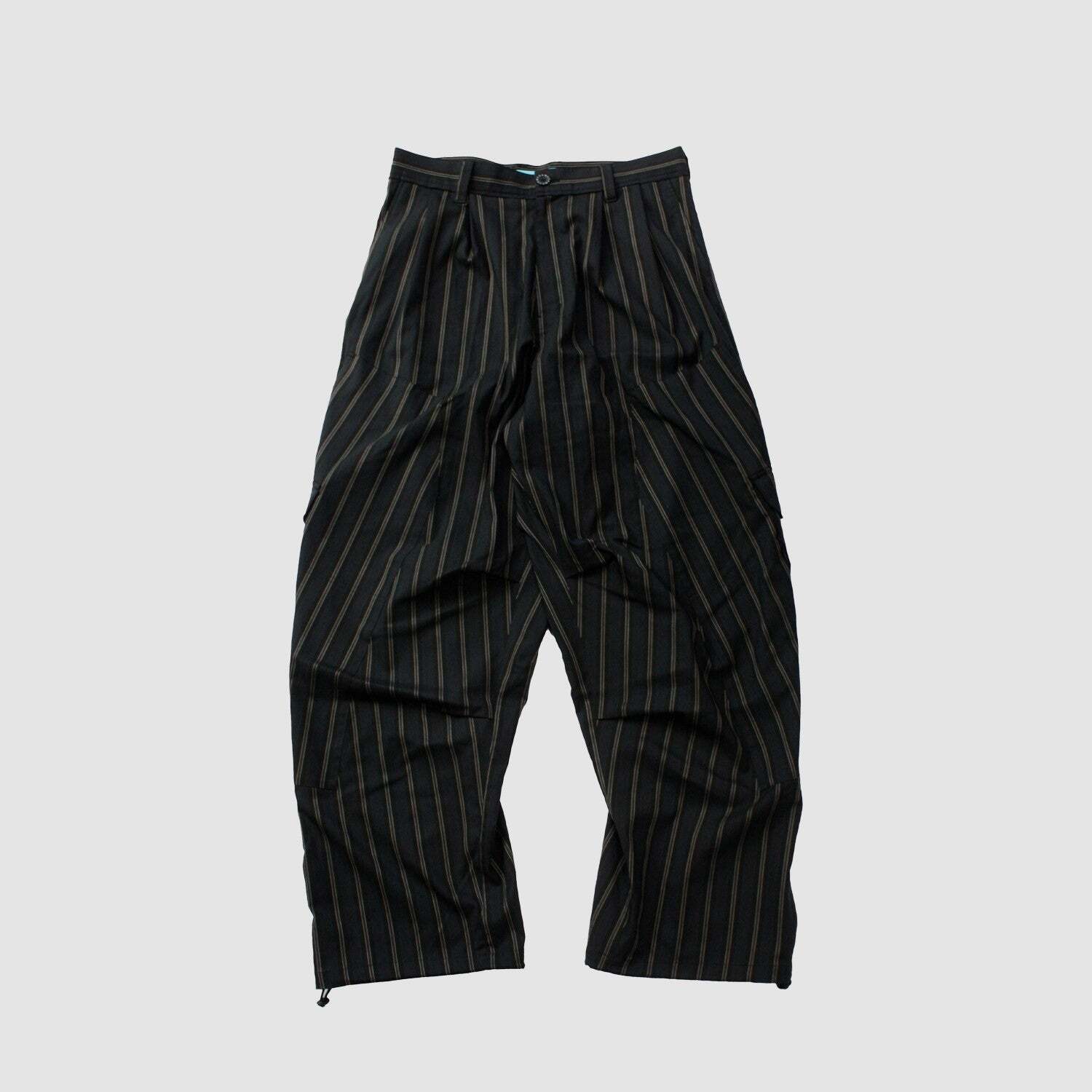 MUZE TURQUOISE LABEL VILOFT® STRIPE DOUBLE KNEE CARGO PANTS