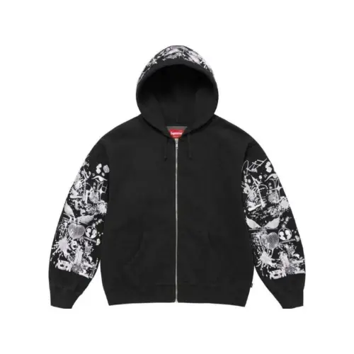 Supreme AOI Zip Up Hooded Sweatshirt