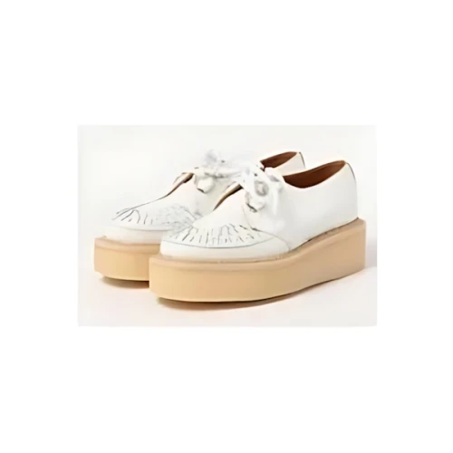 GEORGE COX 3588 WHITELEATHER WHITE INTER LACE