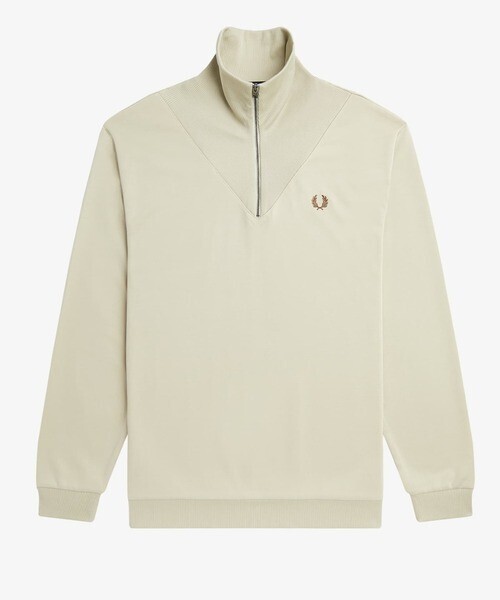 FRED PERRY Half Zip Rib Insert Track Top