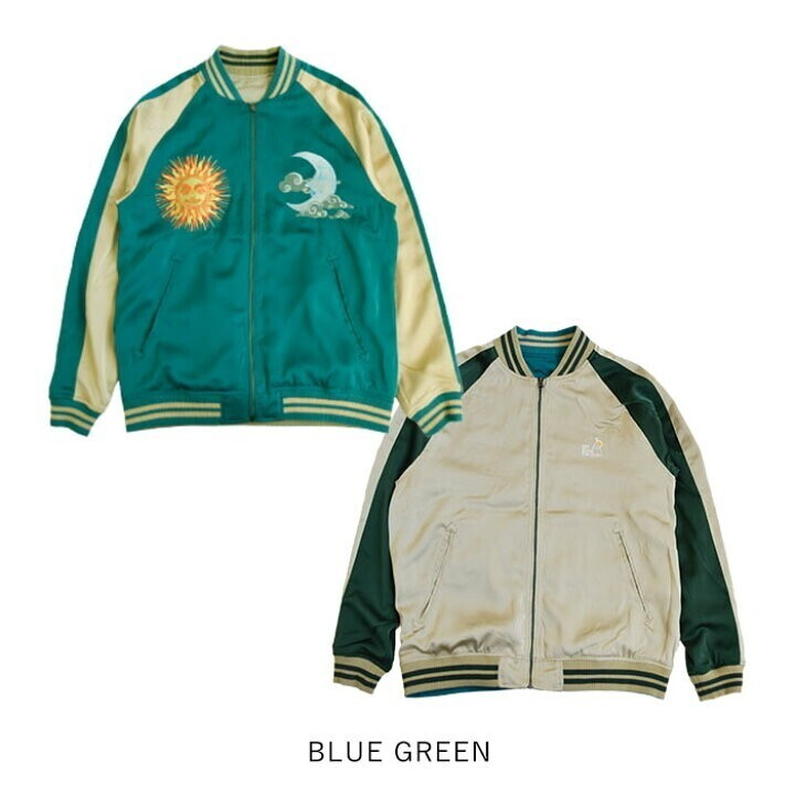 go slow caravan エステルサテンリバーシブルスーベニアジャケット