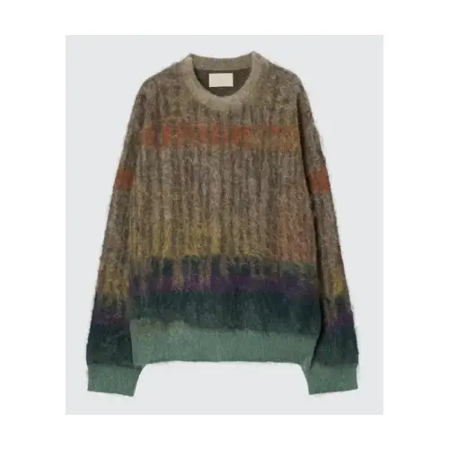 YOKE Tree Jaquard Mohair Sweater