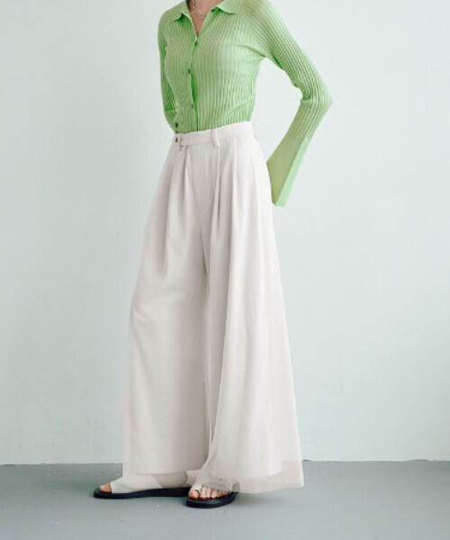 EMMA LIMBER Tulle Wide Pants（チュールワイドパンツ）