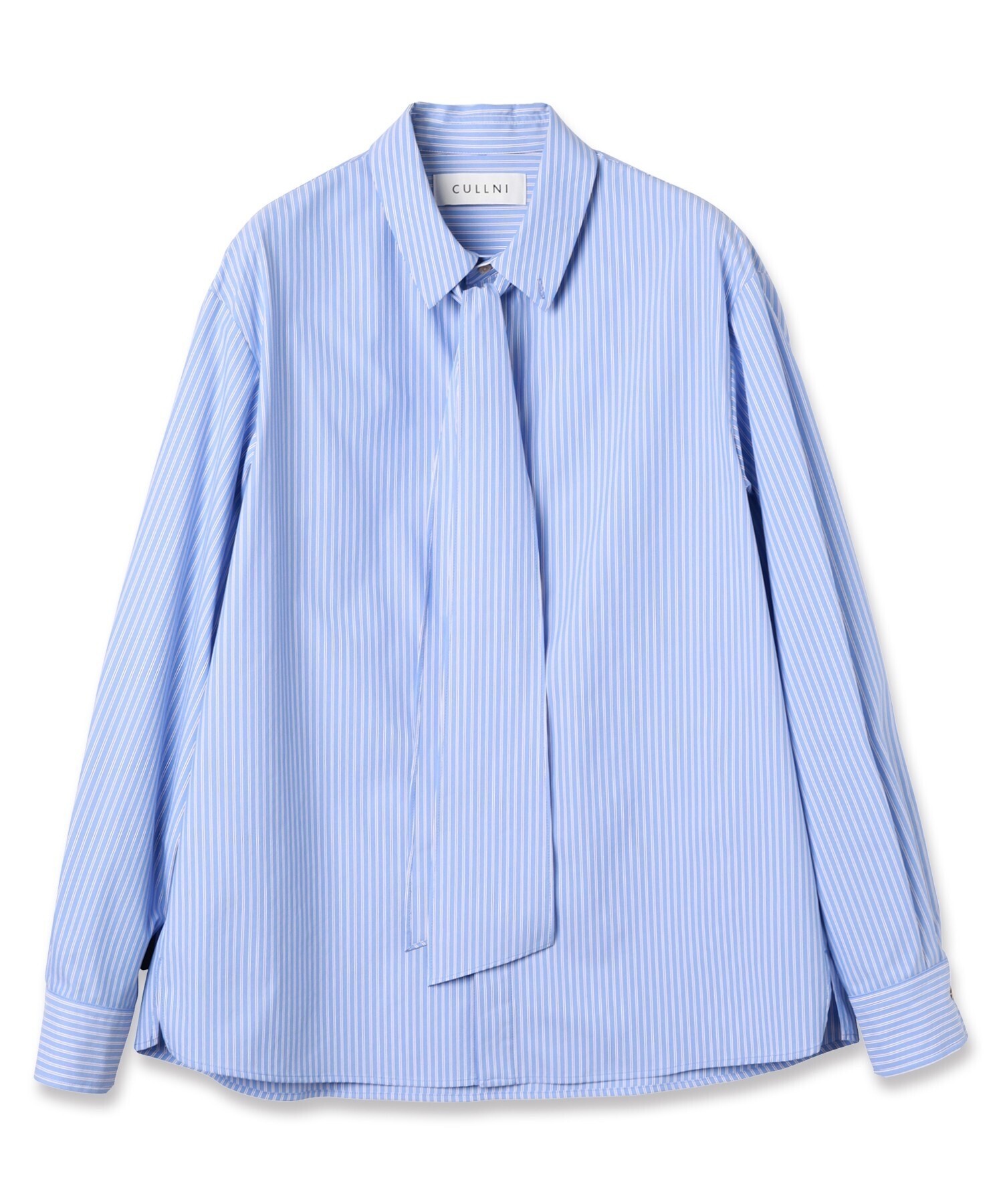 CULLNI Stripe Bow Tie Shirt