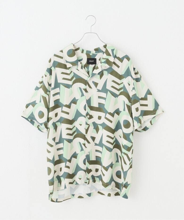 JOINT WORKS 【HUF / ハフ】ABECEDERIAN S/S RESORT SHIRT