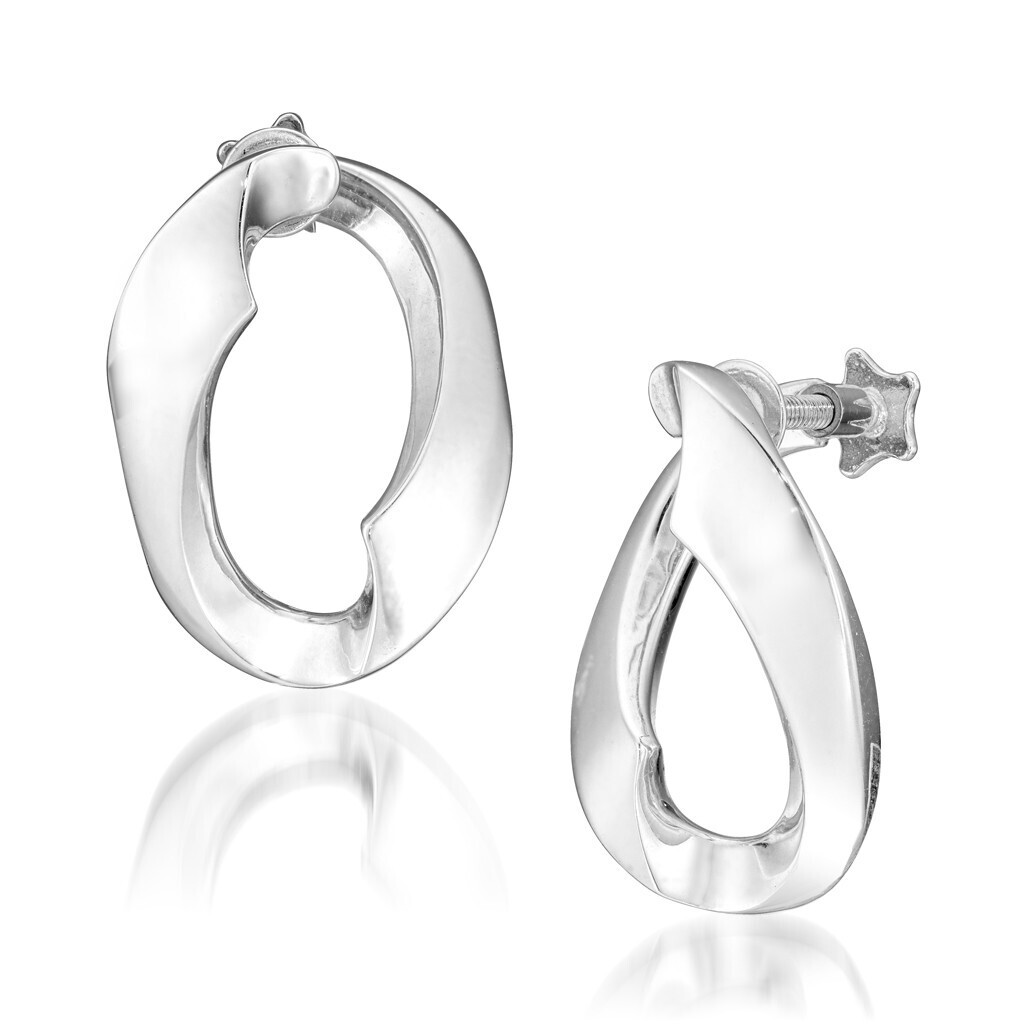 STAR JEWELRY SV925 イヤリング SHOOTING STAR LINKS