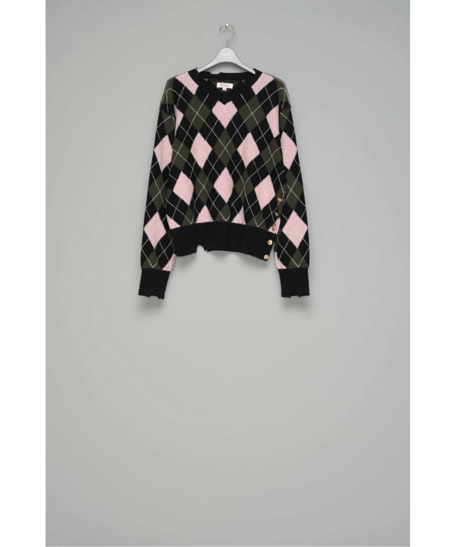 MASU Diamond Scraped Sweater
