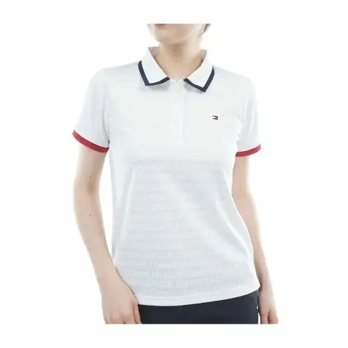 Tommy Hilfiger Golf ロゴジャカード ポロシャツ