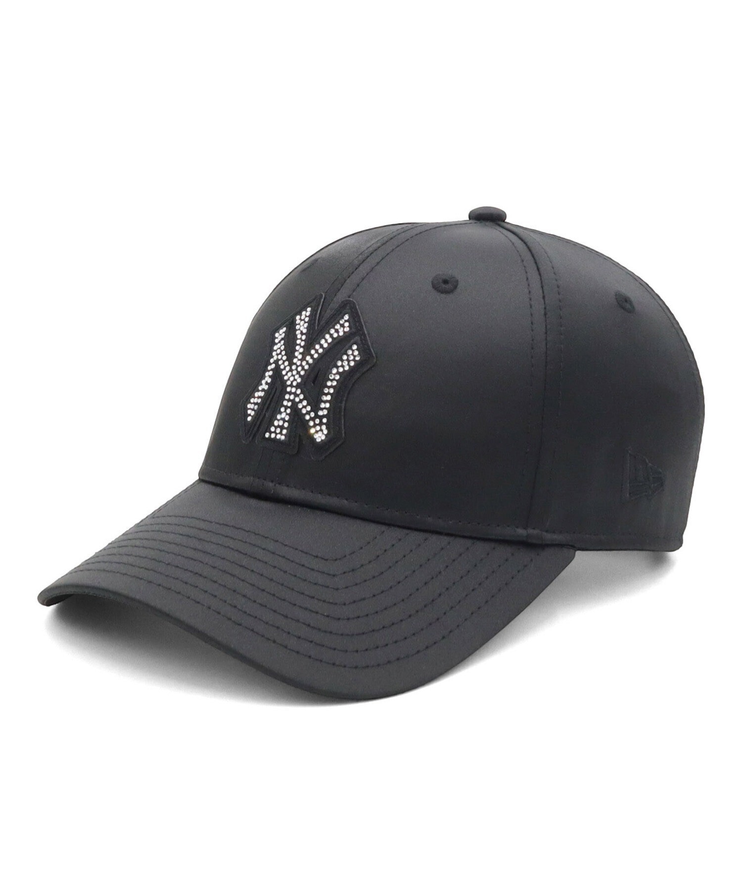 New Era ニューエラキャップ 9FORTY サテンラインストーン MLBONSPOTZ別注