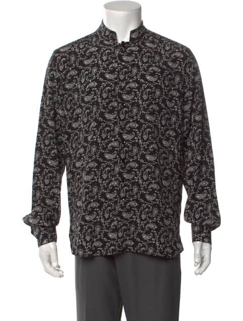 SAINT LAURENT 2014 Paisley Shirt