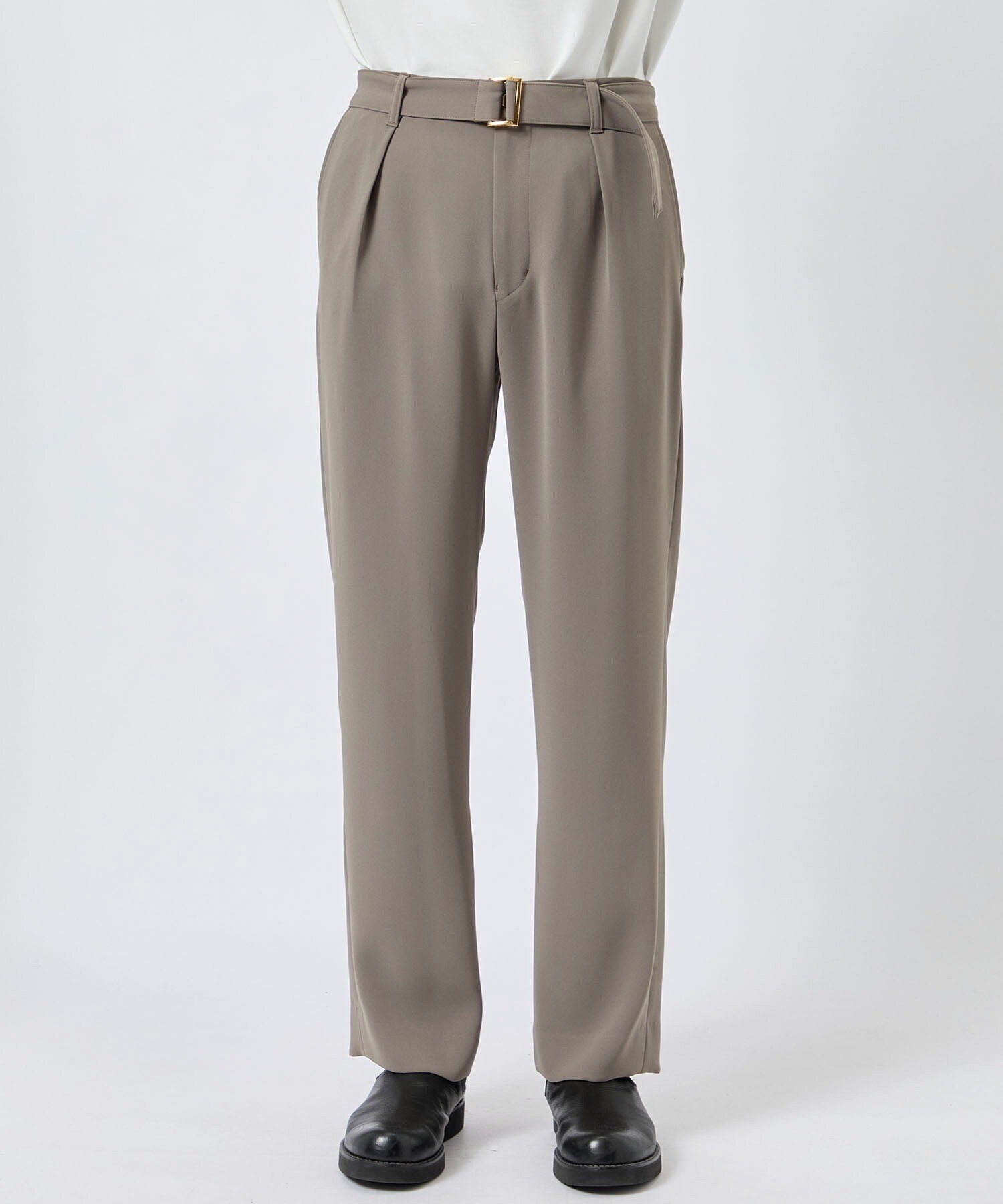 CULLNI 別注 1Tuck Pants/洗える/シワになりにくい/ストレッチ