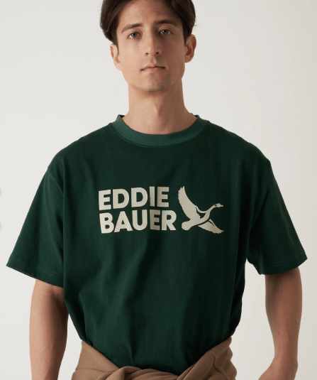 Eddie Bauer EBロゴ ヘビー半袖Tシャツ