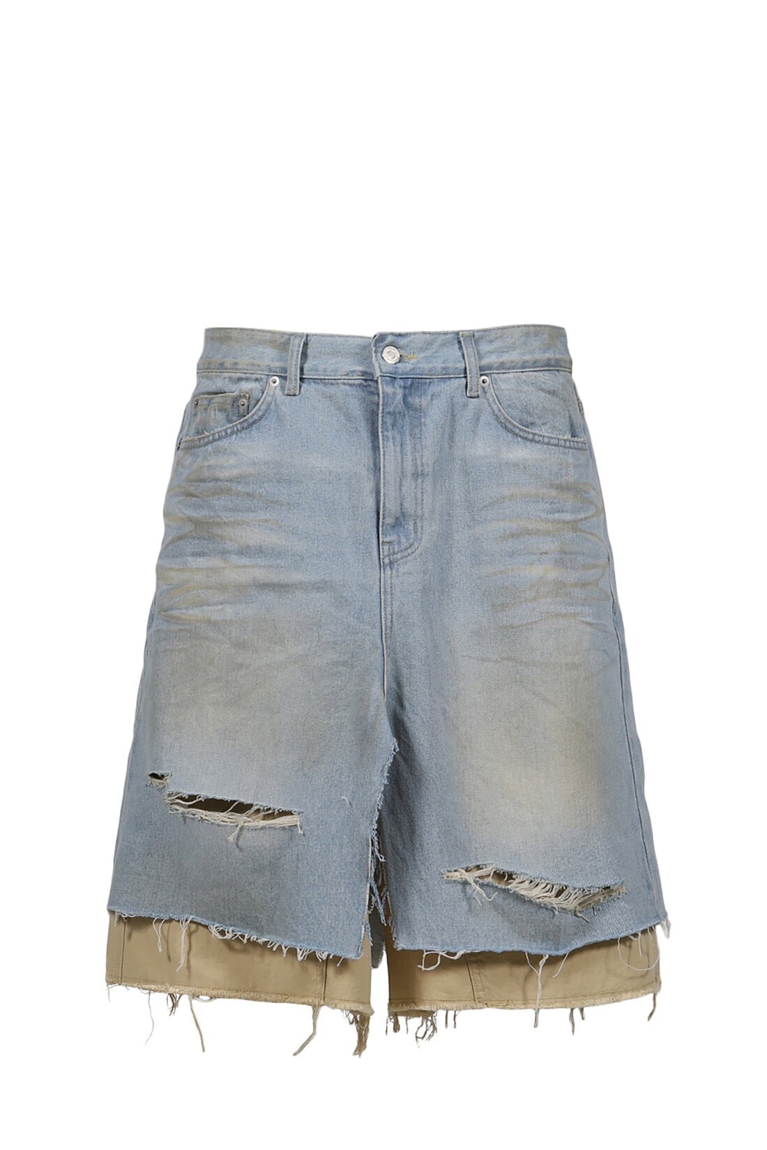 PROJECT G/R LAYERED SKIRT SHORTS / BLU