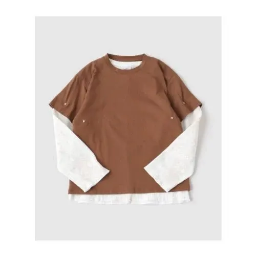 FAKE AS FLOWERS DOUBLE SLEEVE TEE