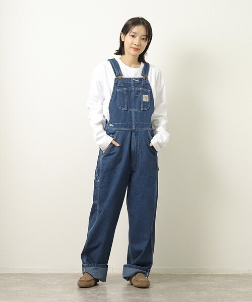 Carhartt R07 Washed-Denim Bib Overalls