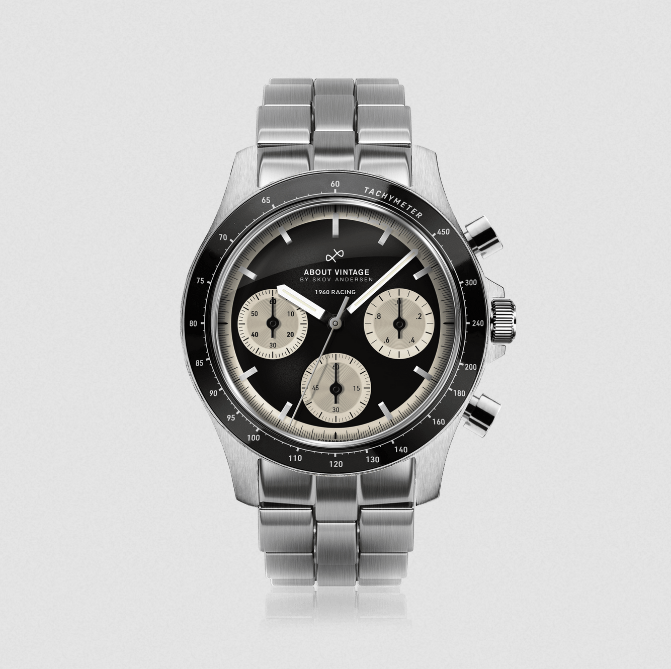 About Vintage 1960 Racing Black & Off White パンダ（Steelベルト）